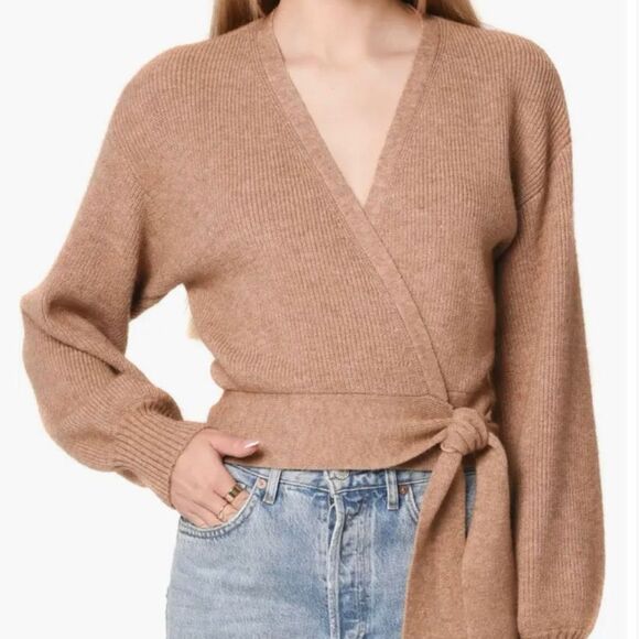 WAYF‎ Sterling Wrap Sweater Size XS - Picture 6 of 7